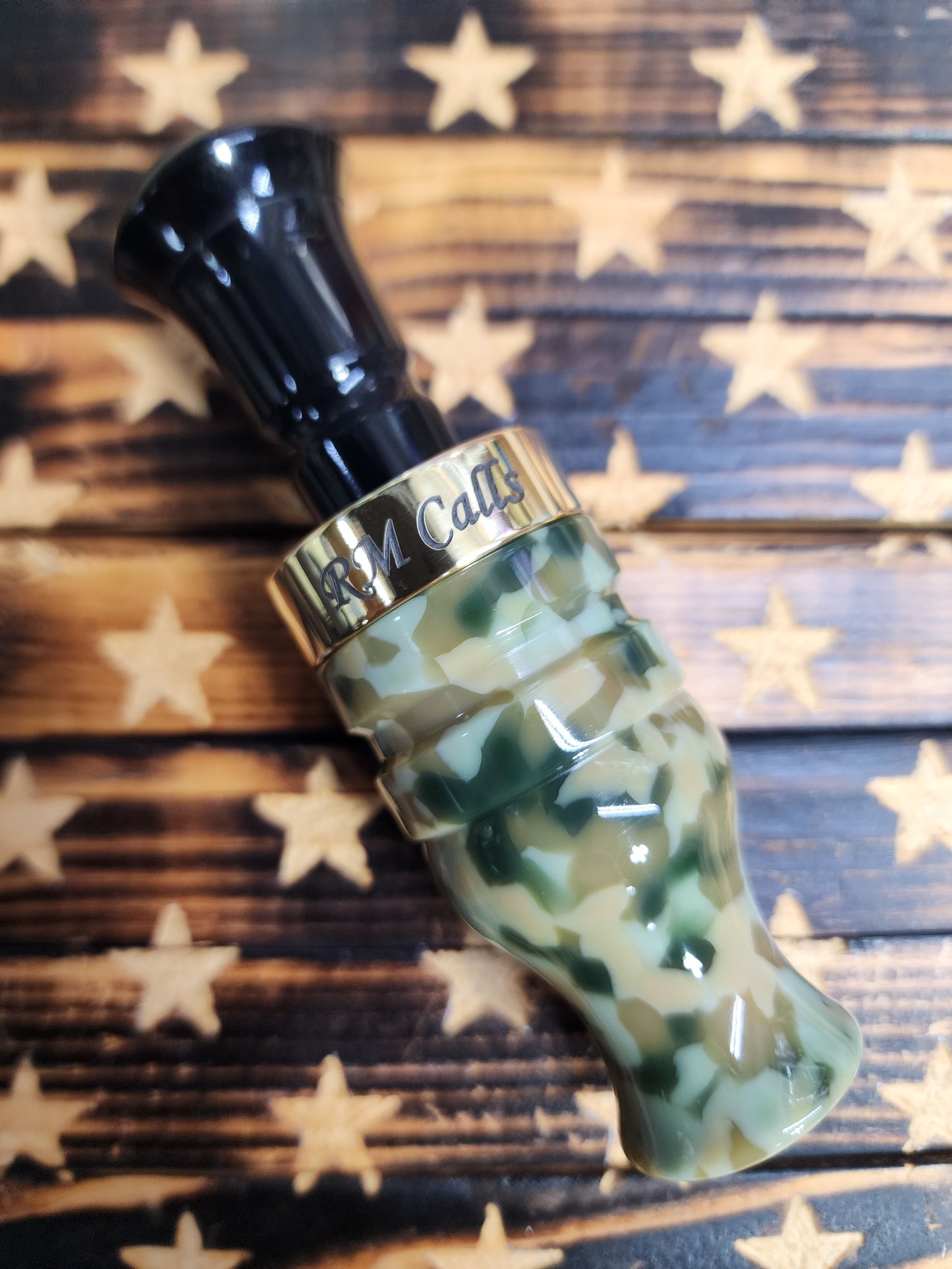 DUCK CAMO/ BLACK ALPHA with BRASS BAND