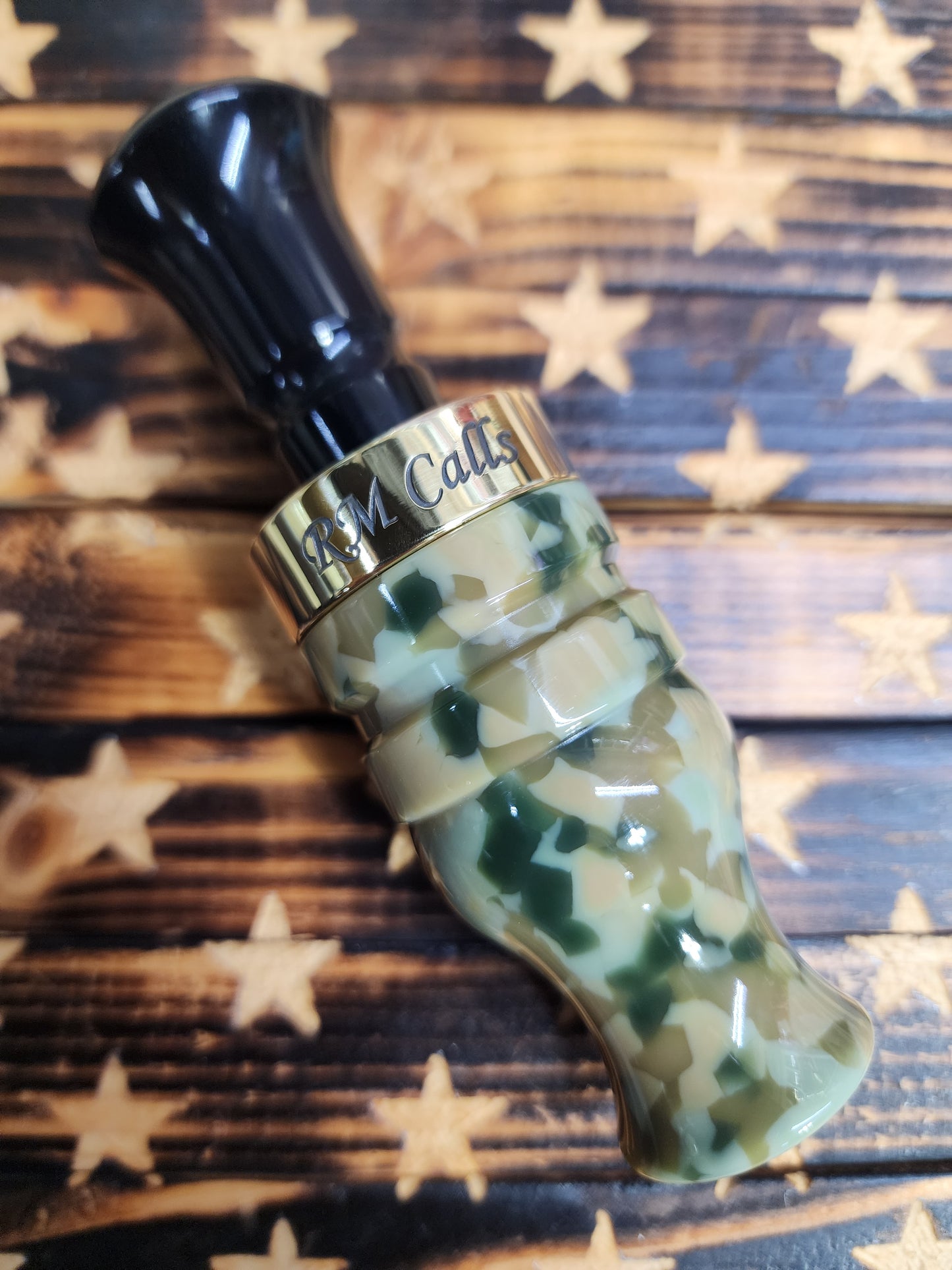 DUCK CAMO/ BLACK COLDWEATHERFAN with BRASS BAND