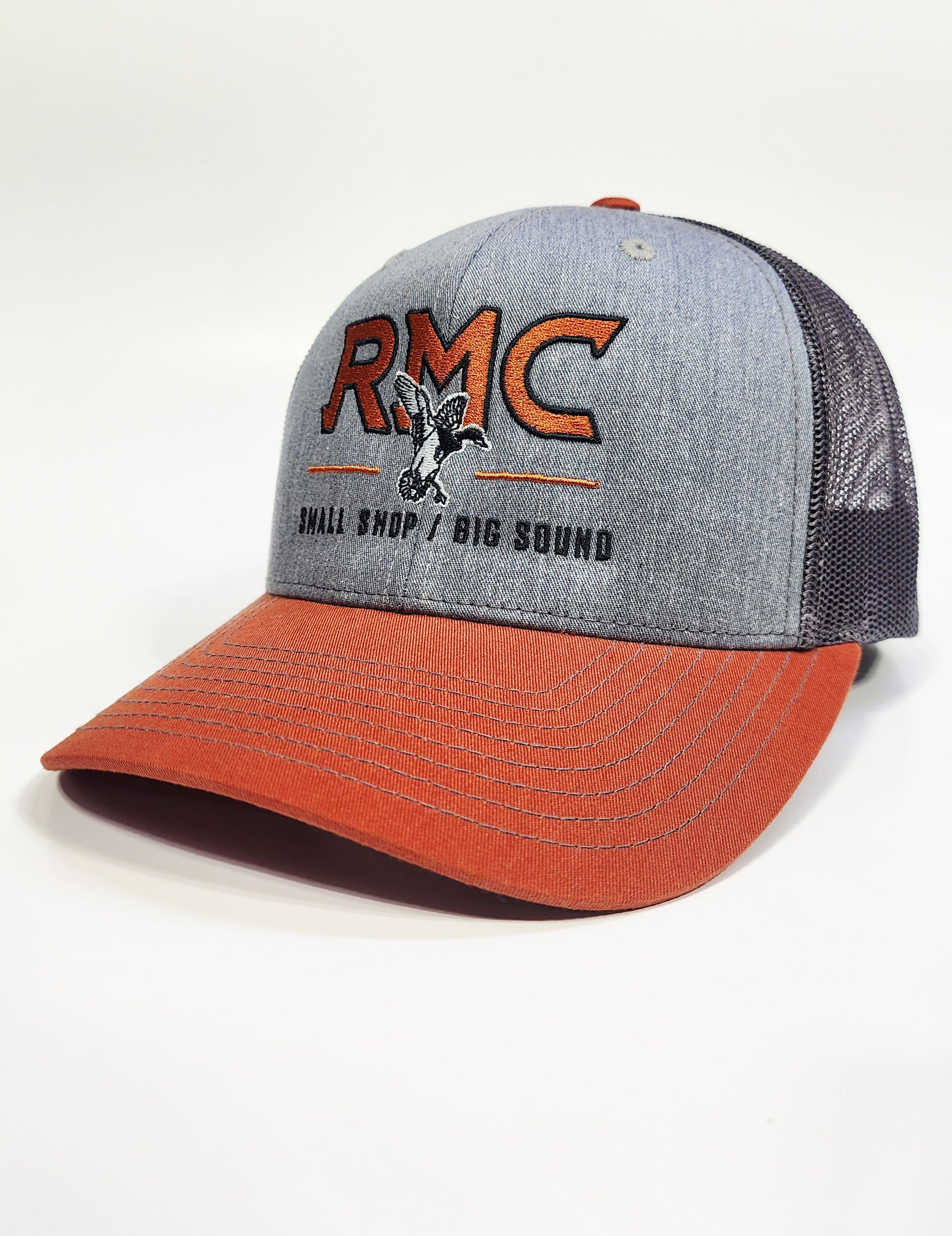 RICHARDSON 112 HEATHER GREY/CHARCOAL/ BURNT ORANGE – RM Custom Calls
