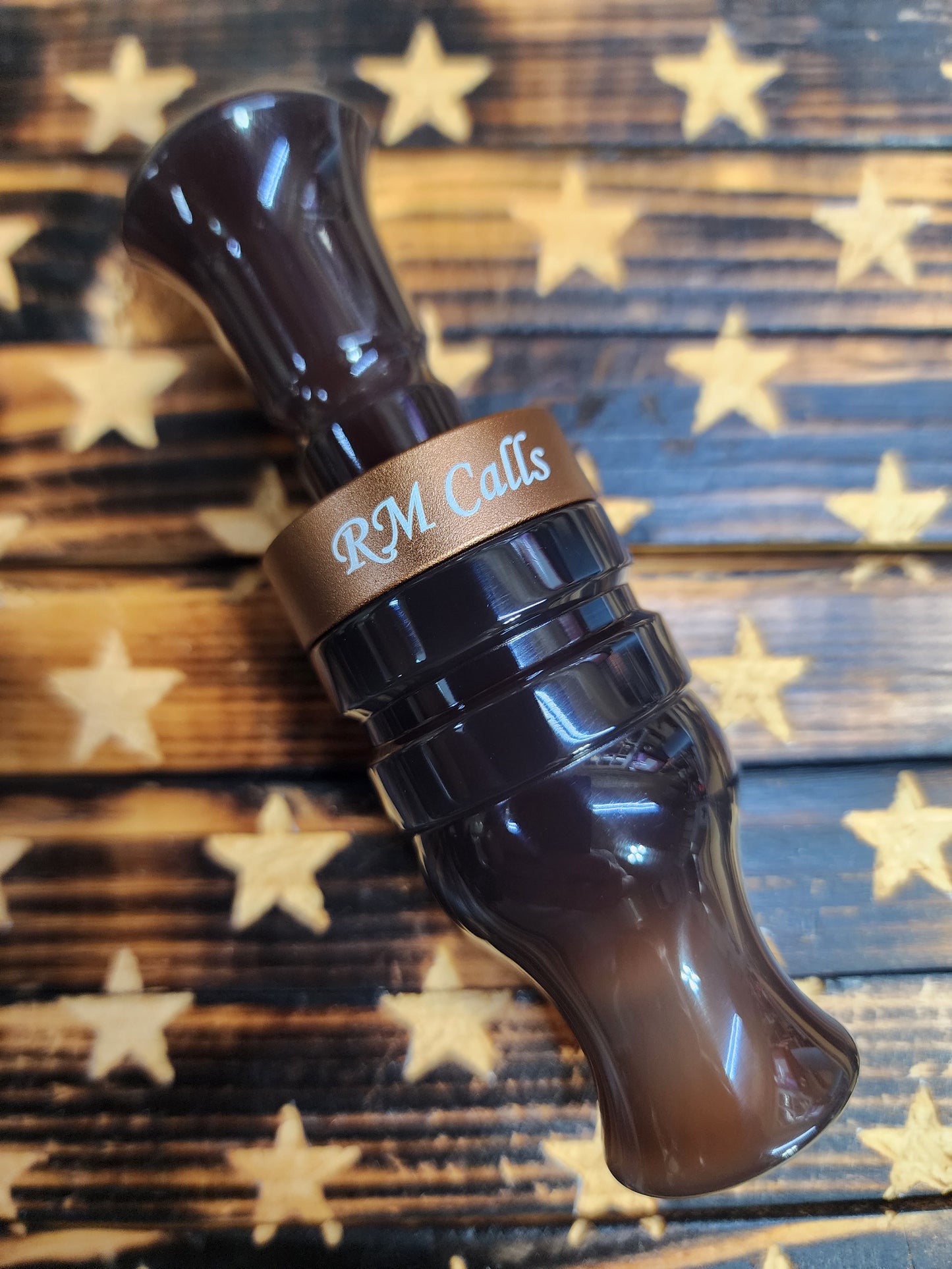 MUDDY BROWN BIG TRUCK with BRONZE BAND