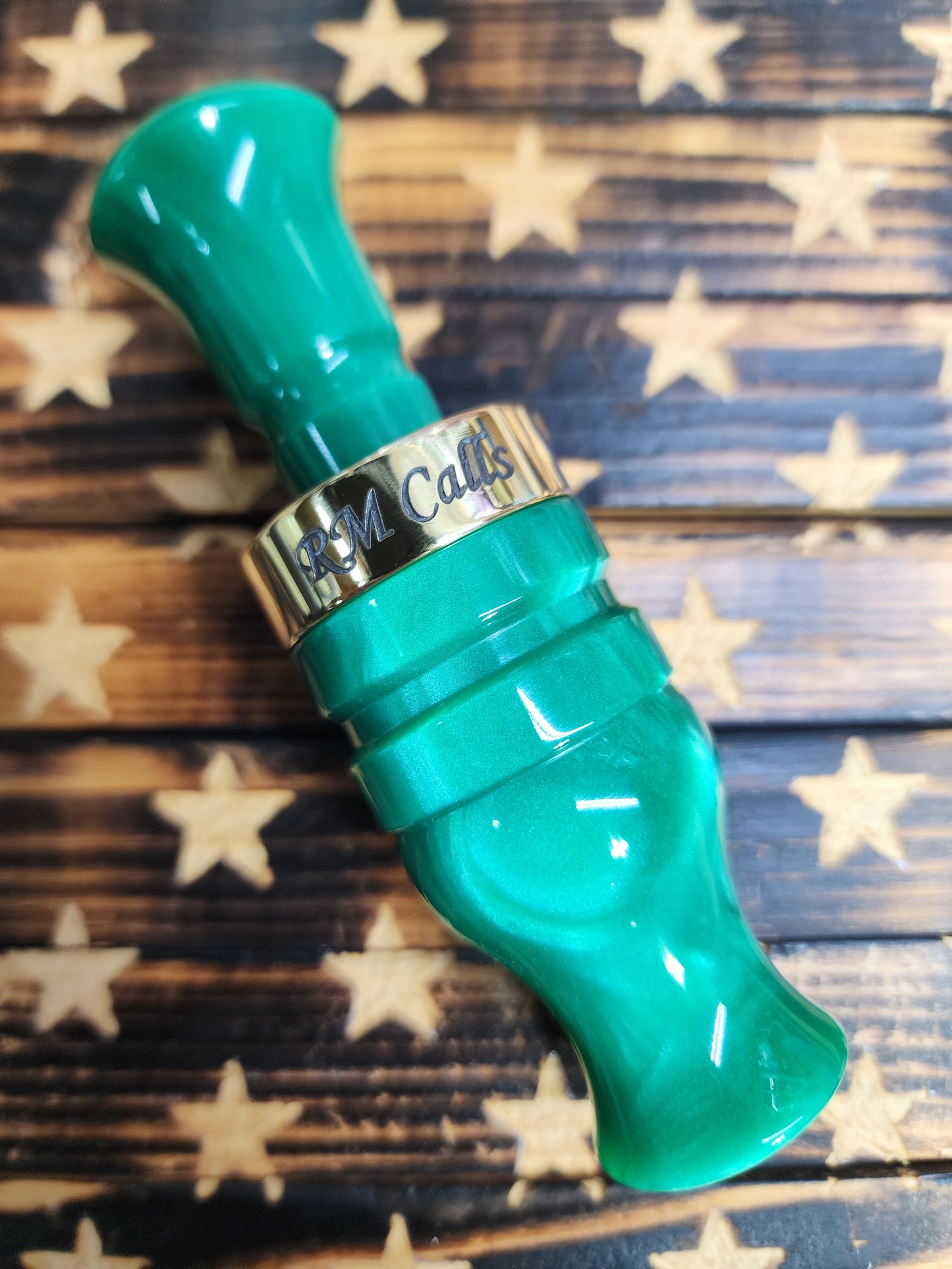 EMERALD GREEN PEARL BIG TRUCK with BRASS BAND