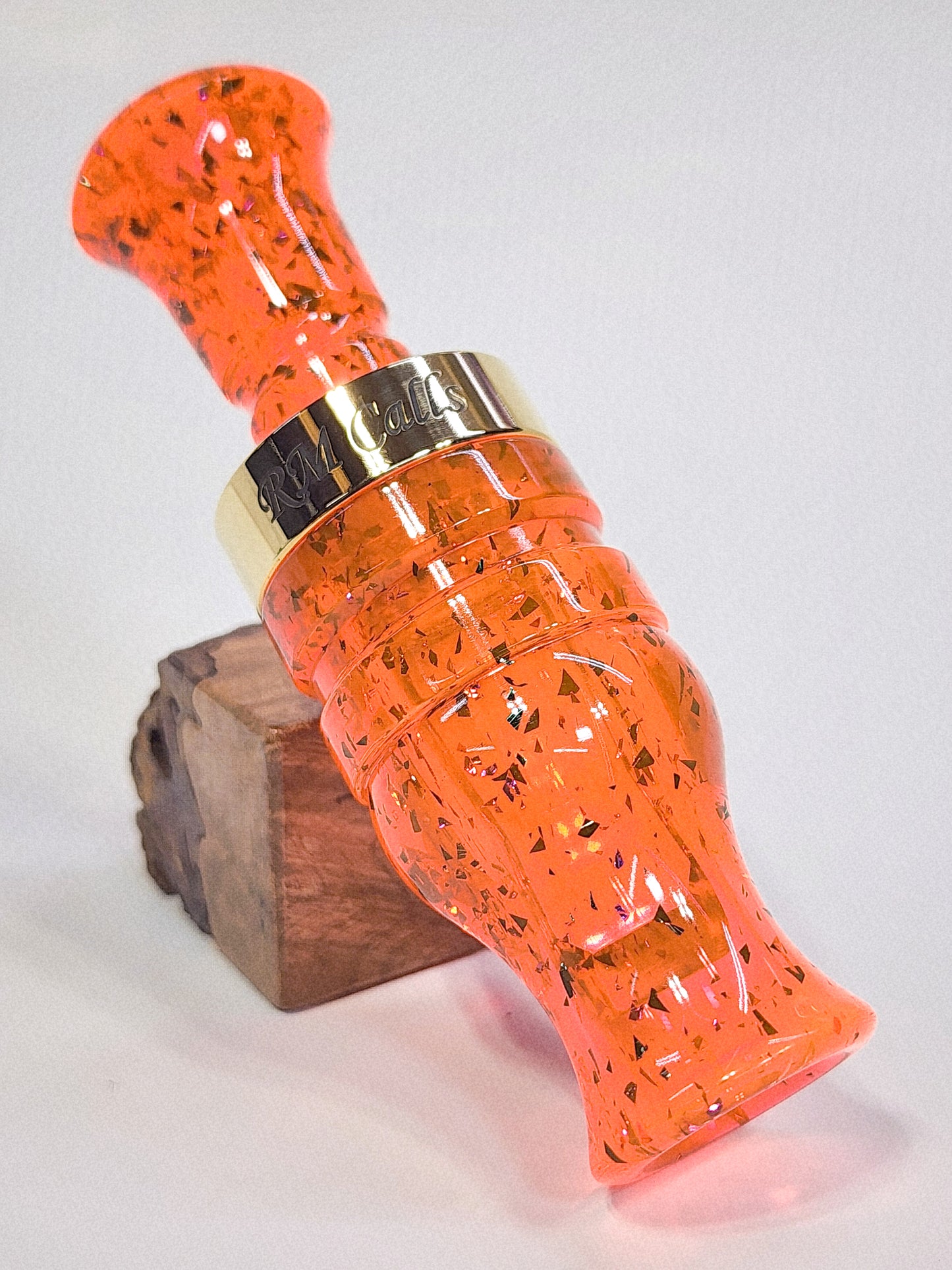 ORANGE MARDI GRAS COLDWEATHERFAN with BRASS BAND