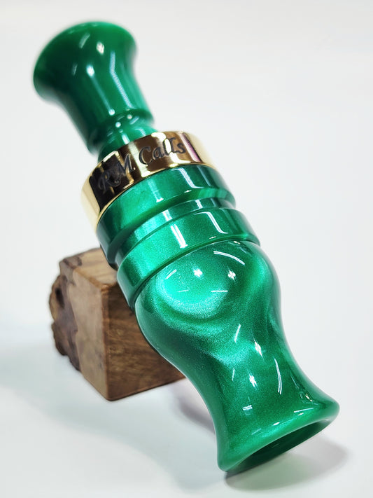 EMERALD GREEN PEARL BIG TRUCK with BRASS BAND