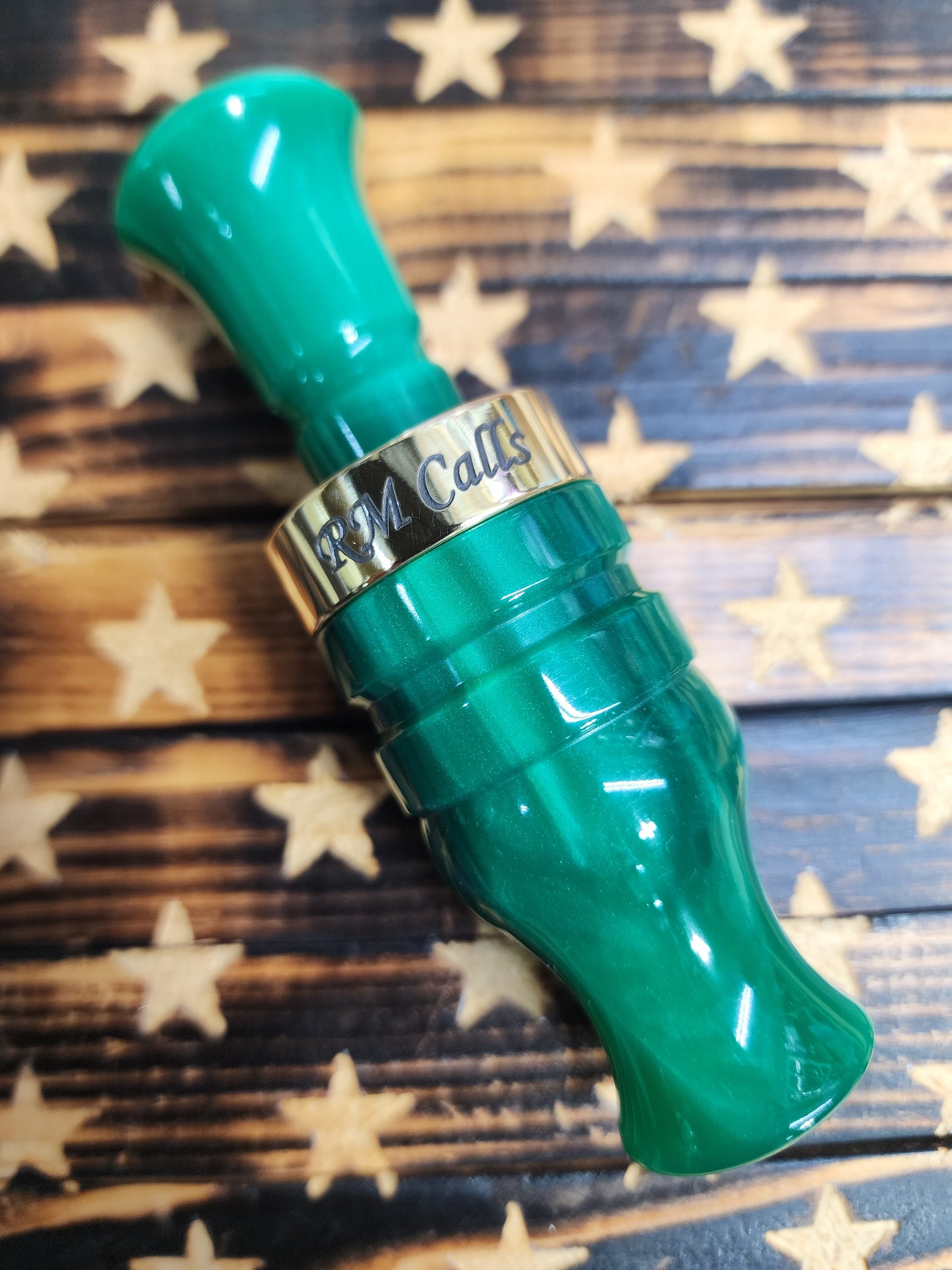 EMERALD GREEN PEARL COLDWEATHERFAN with BRASS BAND