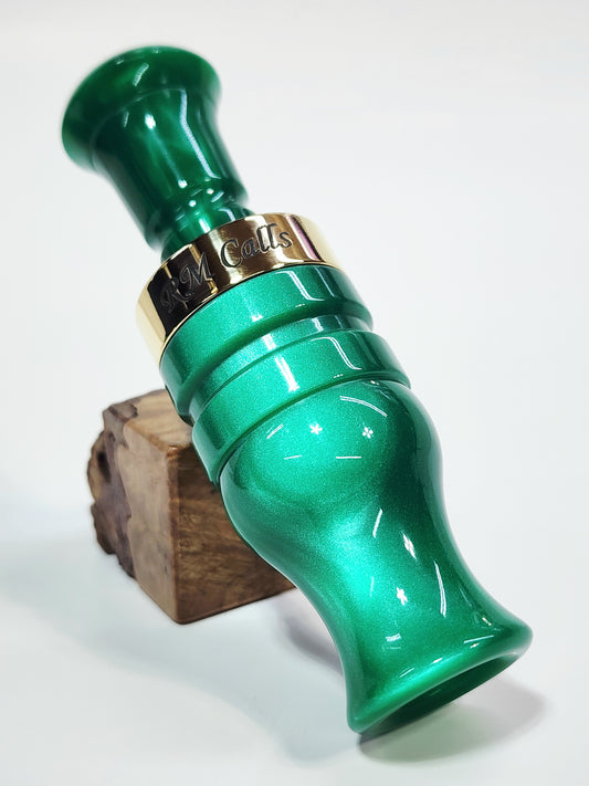 EMERALD GREEN PEARL ALPHA with BRASS BAND