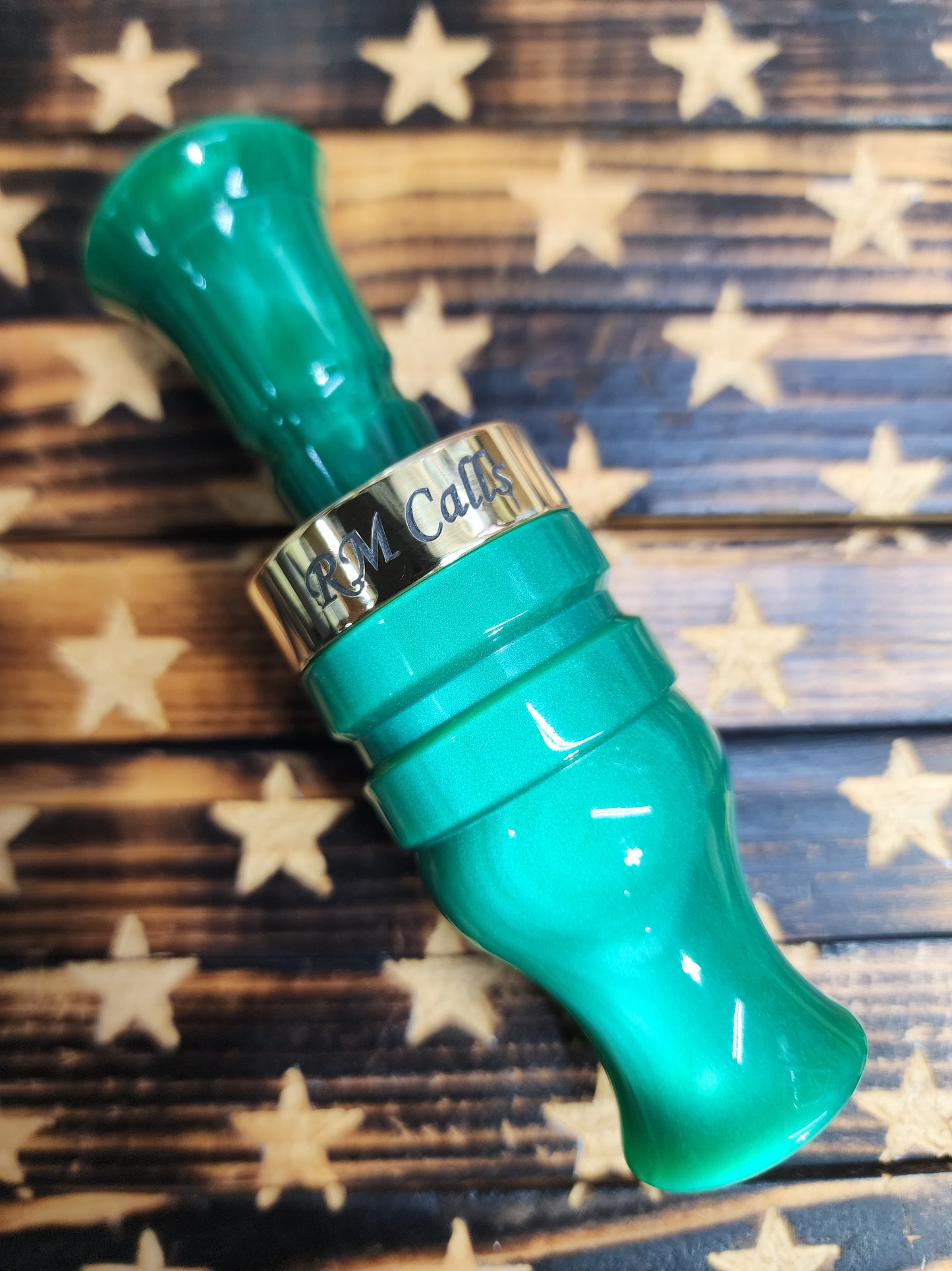 EMERALD GREEN PEARL ALPHA with BRASS BAND