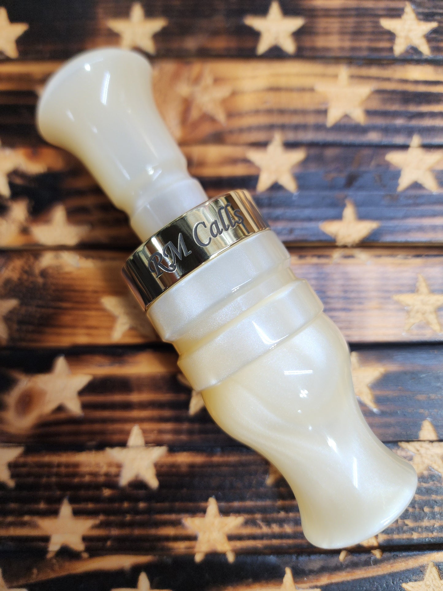 MOTHER OF PEARL COLDWEATHERFAN with BRASS BAND