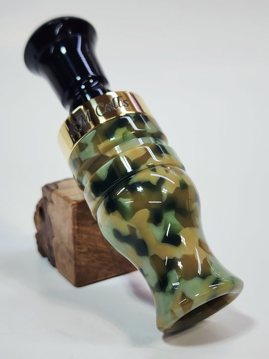 DUCK CAMO/ BLACK ALPHA with BRASS BAND