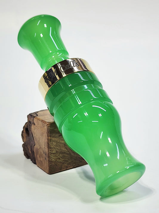 ANTIQUE JADE COLDWEATHERFAN with BRASS BAND