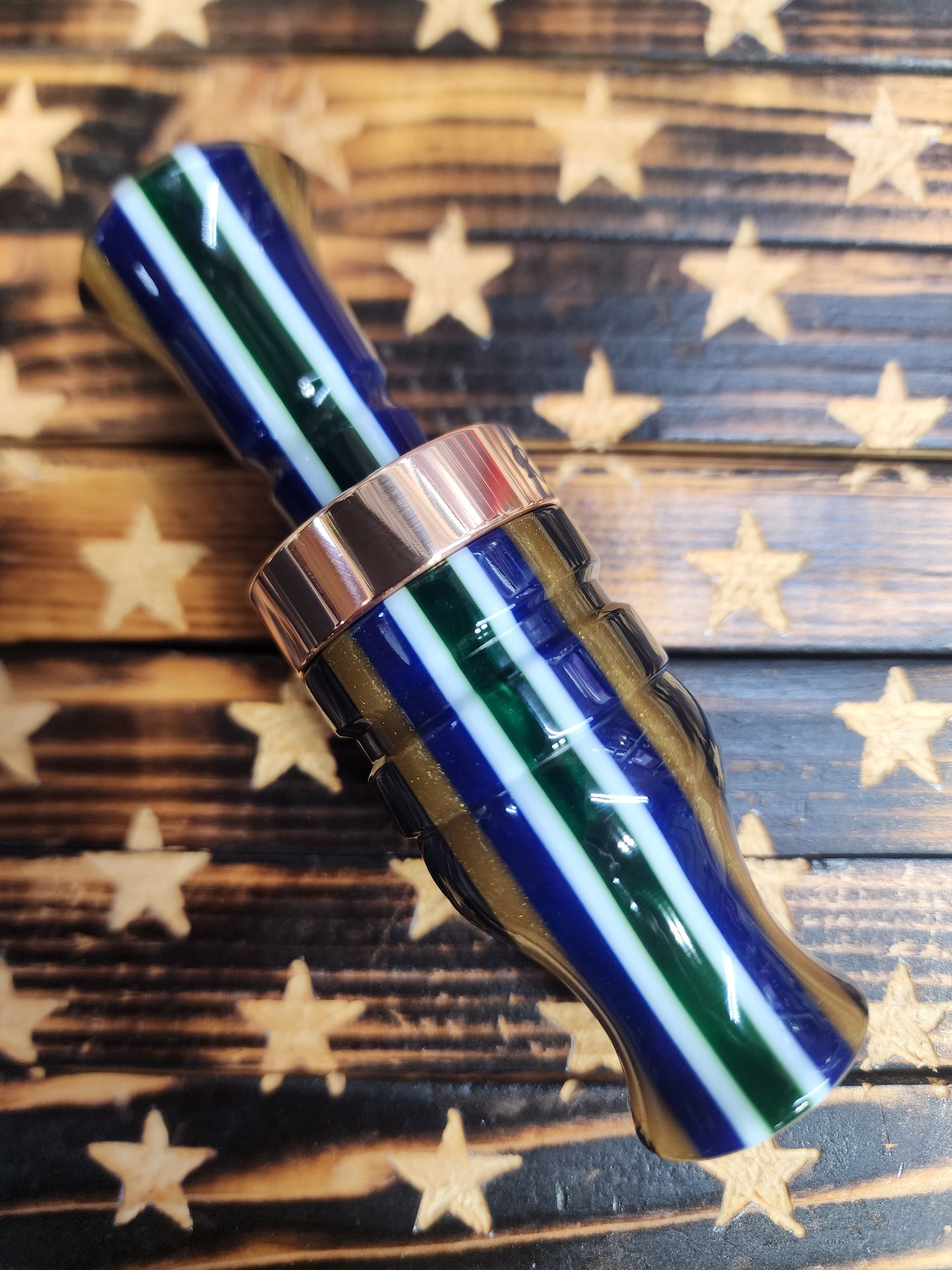 WOOD DUCK COLDWEATHERFAN with BRASS BAND