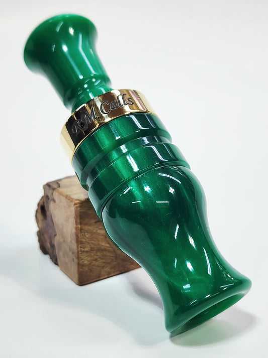 EMERALD GREEN PEARL COLDWEATHERFAN with BRASS BAND