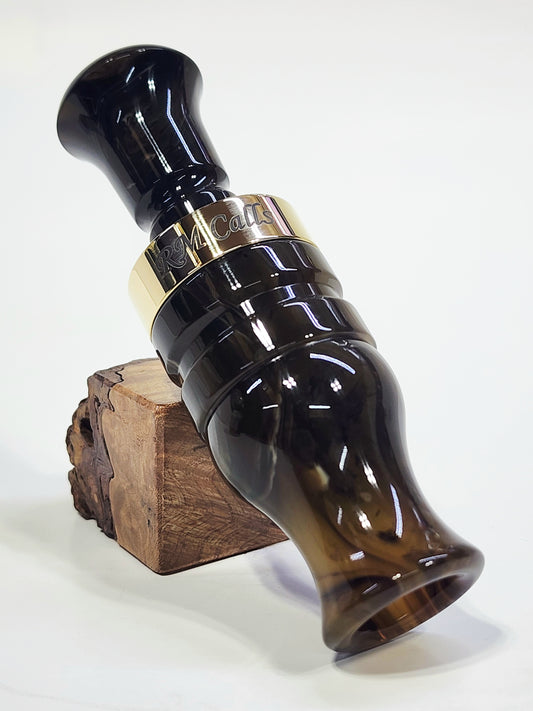 MAHOGANY BURL BIG TRUCK with BRASS BAND