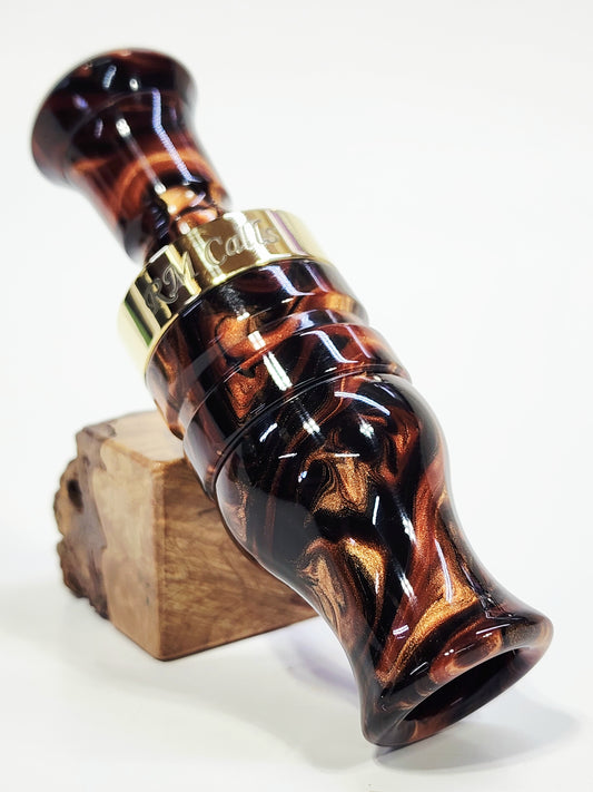 DESERT IRONWOOD BURL ALPHA with BRASS BAND