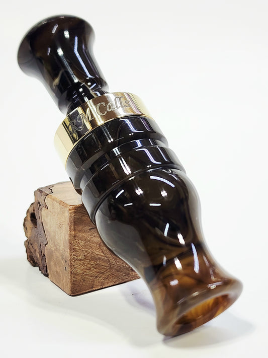 MAHOGANY BURL FTM with BRASS BAND