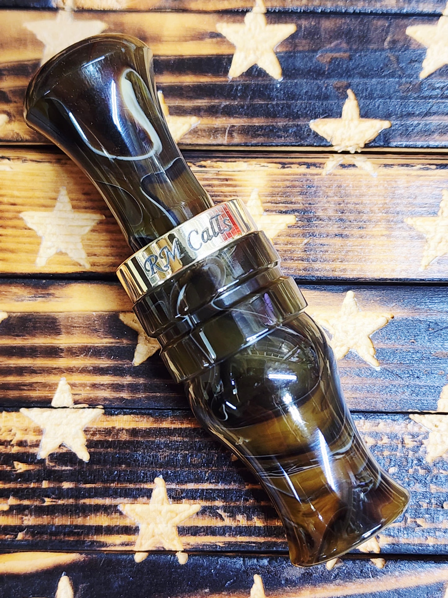 MAHOGANY BURL .410 with BRASS BAND