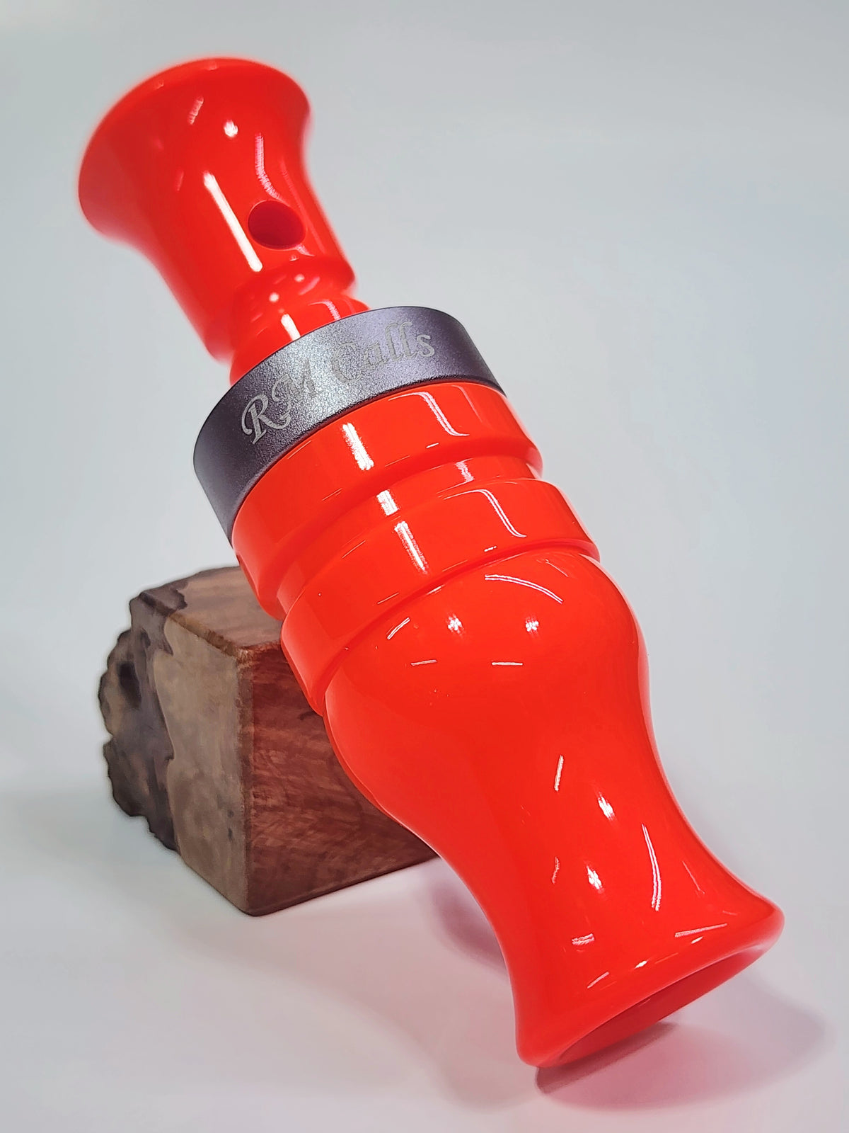 BLAZE ORANGE CORNHOLIO COLDWEATHERFAN with GUNMETAL BAND